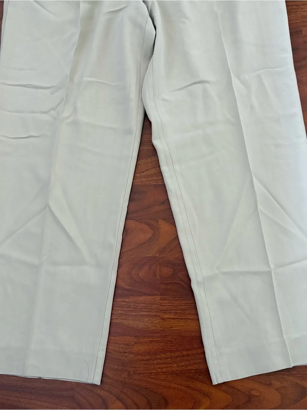 Tommy Bahama Trousers Mens 35x28 Khaki Silk Cotton Blend Pleated Dress Pants USA